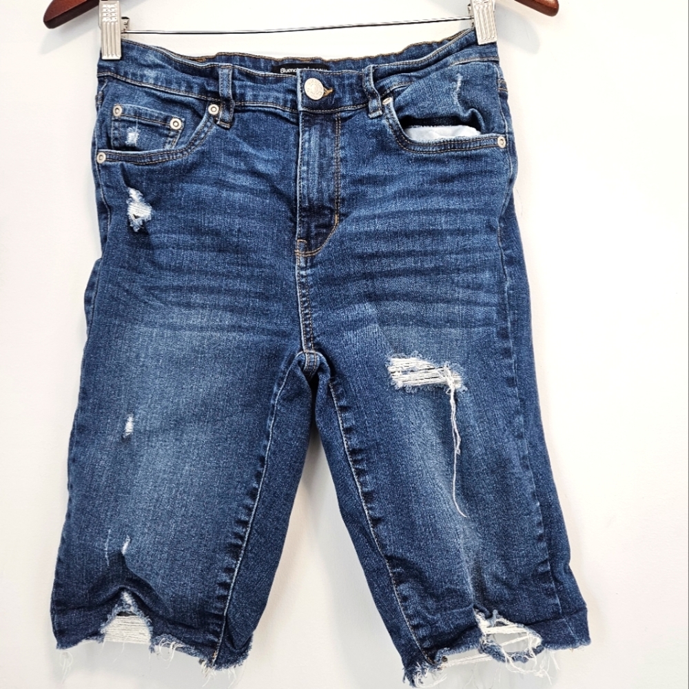 Bluenotes Distressed Bermuda Denim Shorts - Size US 29
